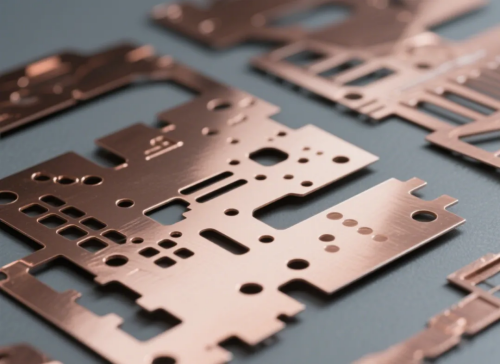 Obróbka laserowa folii miedzianej z laserowym systemem sterowania