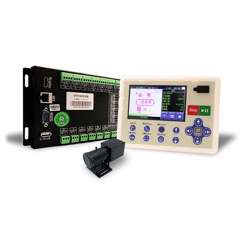 ZY4164G-130 System sterowania laserem w pozycji wizualnej do grawerowania tkanin CCD